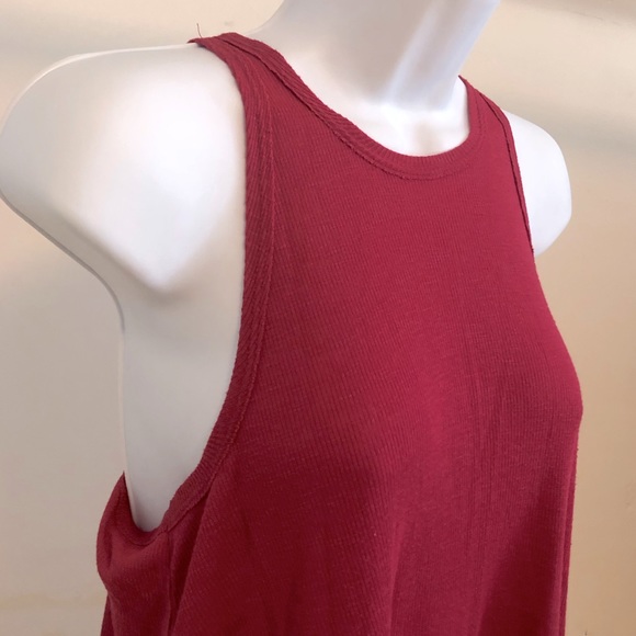Volcom Red Racerback Tank Top - Picture 4 of 7